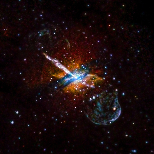 Røntgen-billede viser Centaurus-A's jets