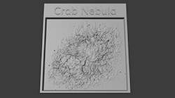 Image of a 3D Crab Nebula