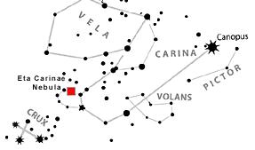 Eta Carinae CONSTELLATION