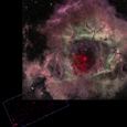 Rosette Nebula Optical/X-ray
