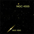 Dissolve from Optical to X-ray View of NGC 4555