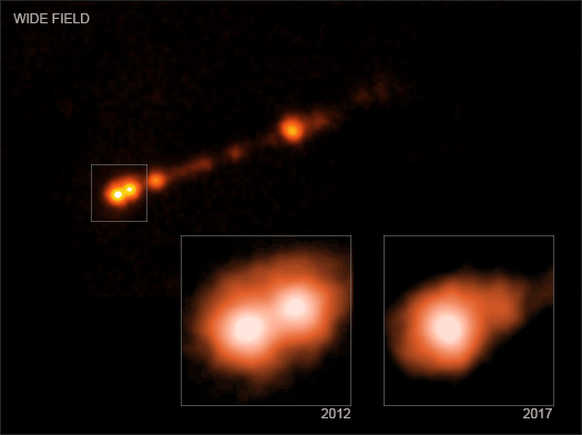 Image of Jet from M87 supermassive black hole
