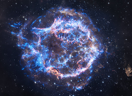 25th anniversary image of Cassiopeia A