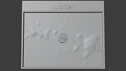 Image of a 3D Jupiter