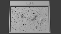 Image of a 3D  Virgo Cluster (including M86)
