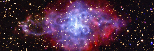 An X-ray and optical image of 3C 58